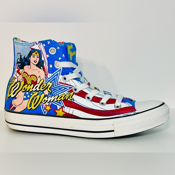Converse x DC Comics Wonder Woman High-Tops - Picture 4 of 7